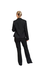 Load image into Gallery viewer, Pinstripe Trousers in Black
